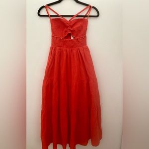 NWT Madewell Modular Halter Midi Dress Size XS